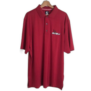 FootJoy Polo Men's SVSU Saginaw Valley State University Golf Shirt Red XL